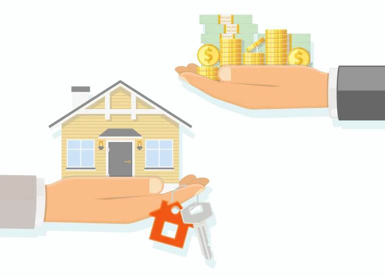 Text graphic promoting fast cash home sales with Rex Buys KC